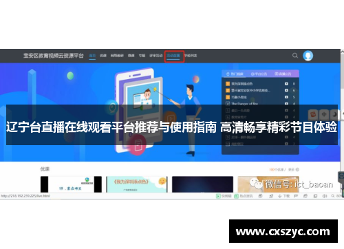 辽宁台直播在线观看平台推荐与使用指南 高清畅享精彩节目体验